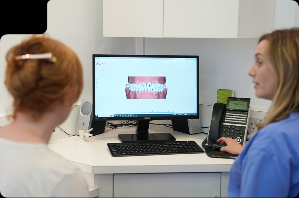 Patient booking a restorative dentistry consultation in High Wycombe