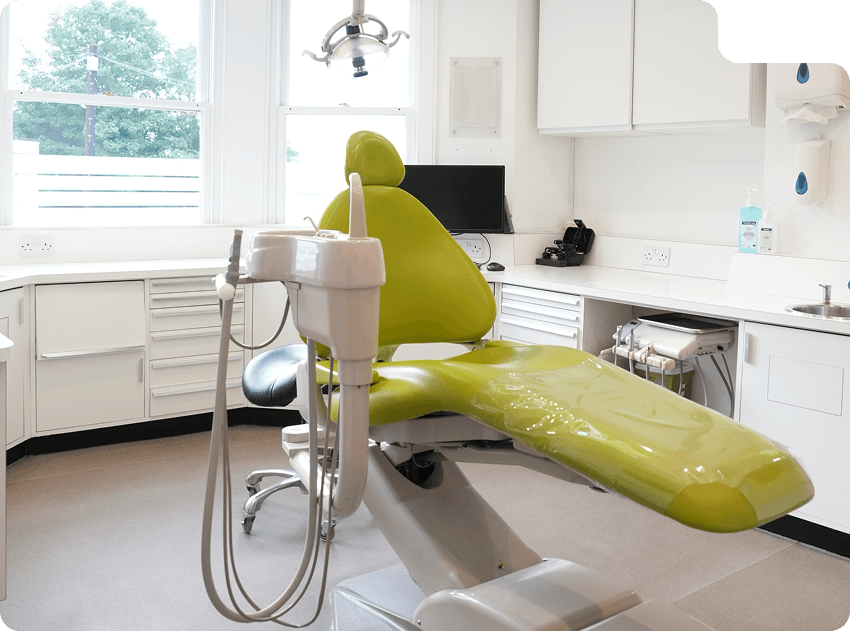 Dentist discussing restorative dentistry treatment costs in High Wycombe